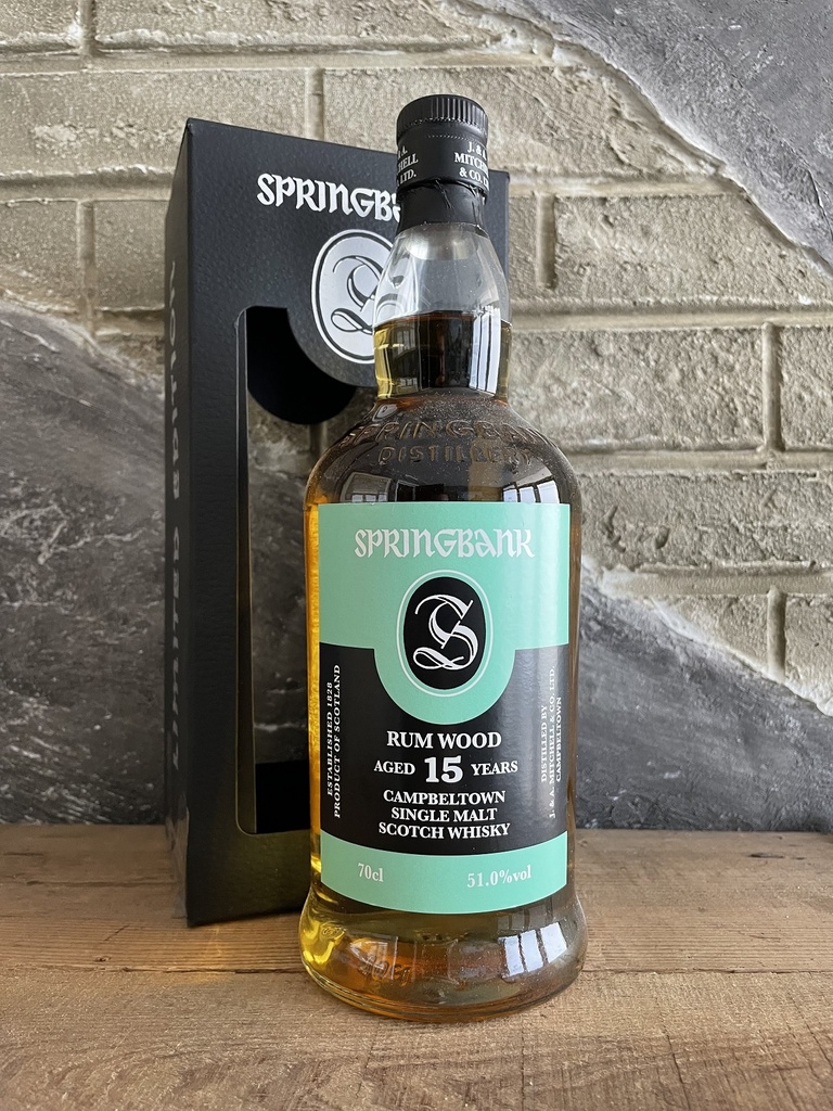 Springbank 15 years Rum Wood