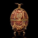 Ladoga Imperial Collection Fabergé Gold & Red Flowers
